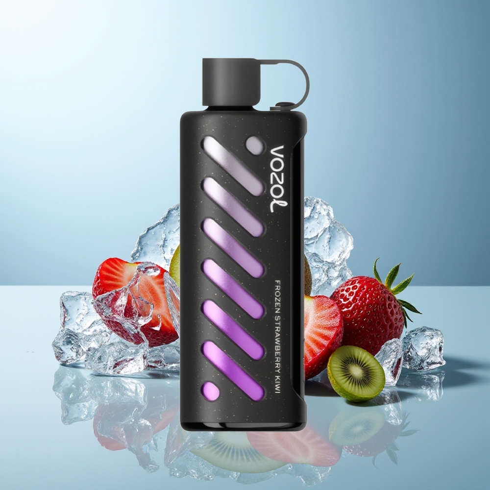 VOZOL Gear Shisha 25000 Puffs Zamrznjena Jagoda Kivi Shisha Dual Mesh Dual Modes