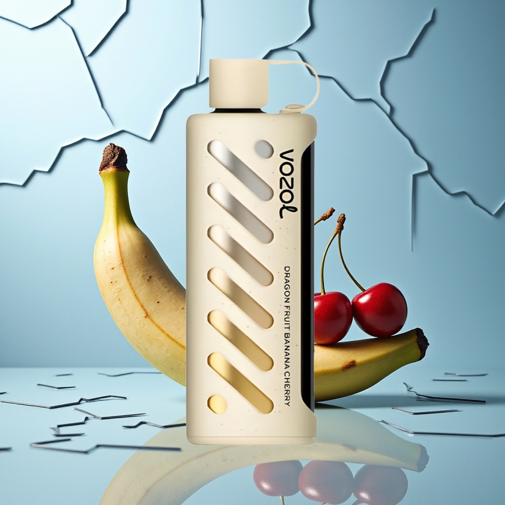 VOZOL Gear Shisha 25000 Pufov Disperzibilni Vape Zmajevo Sadje Banana Češnja Dual Mesh Dual Modes