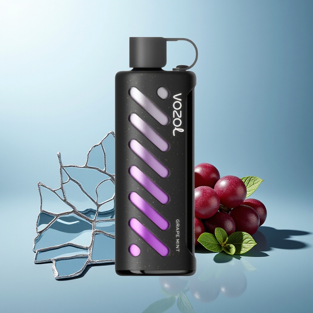 VOZOL Gear Shisha 25000 Pufov Dispozabilna Vape Grozdje Meta Drugo