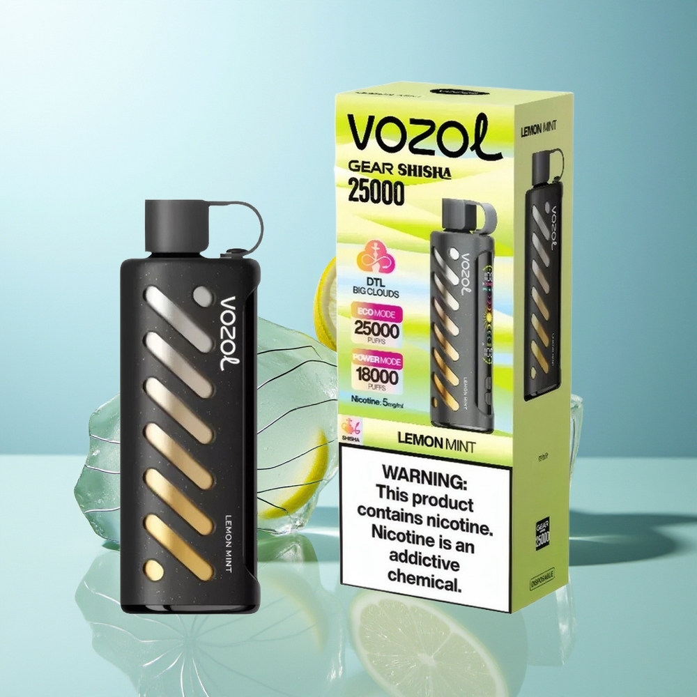 VOZOL Gear Shisha 25000 Pufov Limeta Meta Drugo