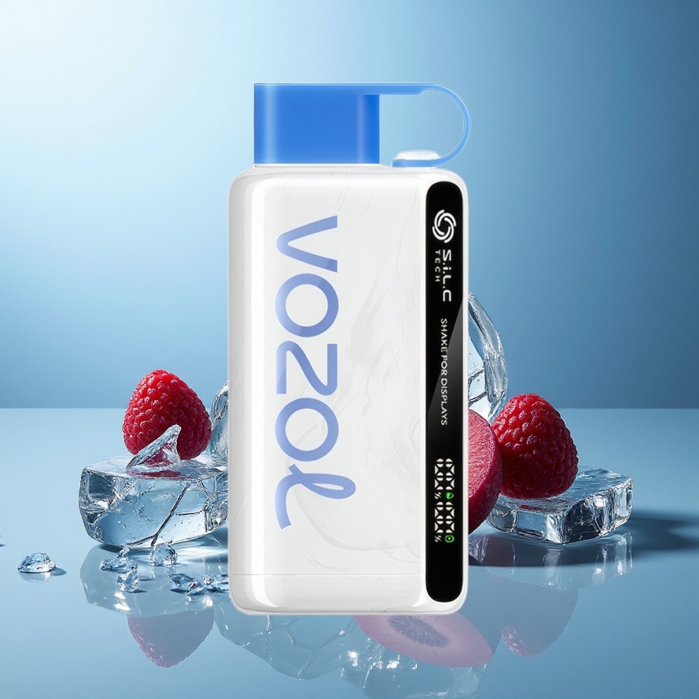 VOZOL STAR 9000/12000 Dispozabilni Vape Modra Malina Led