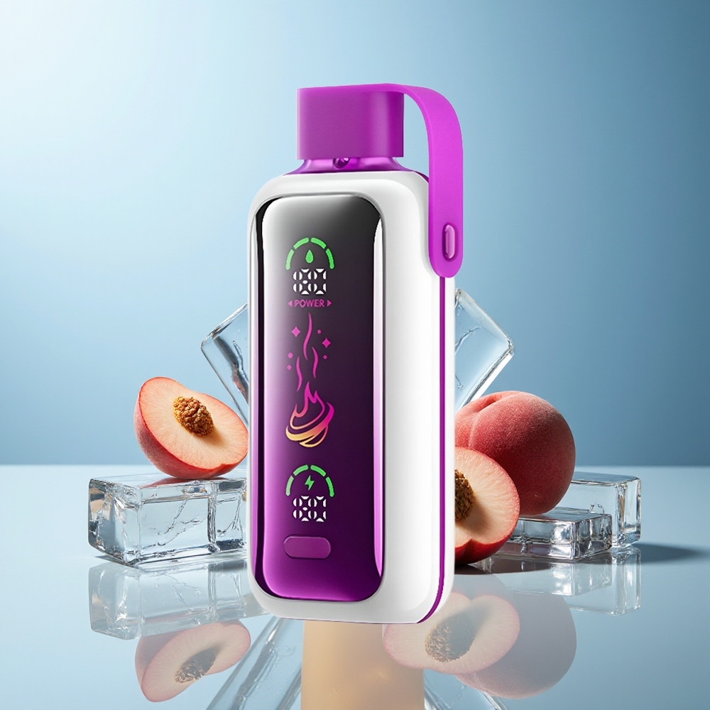 VOZOL Star 20000 Pufov Dispozabilna Vape Sok Breskva Led