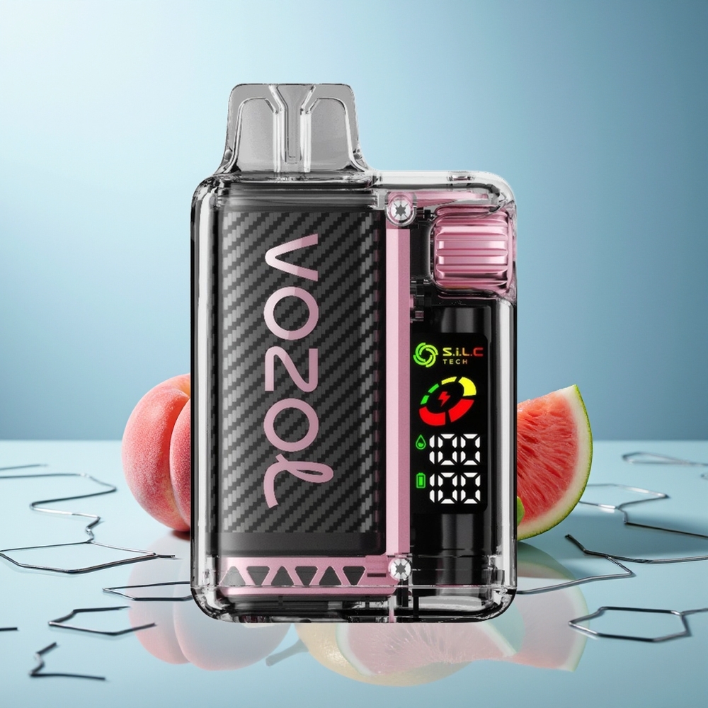 VOZOL Vista 20000 Pofov Prepolnjeni Vape Breskeva Mango Lubenica OLED Screen
