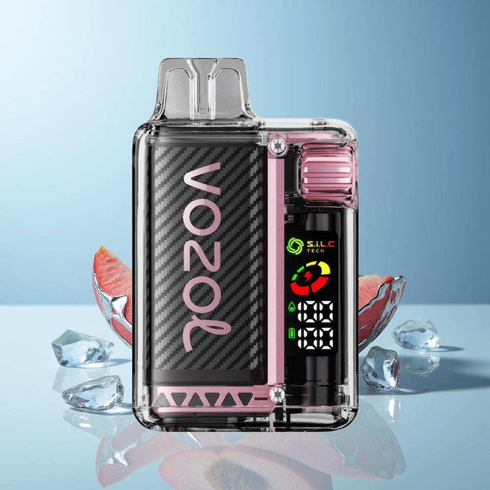 VOZOL Vista 20000 Pufi Dispozabilna Vape Breskev Led
