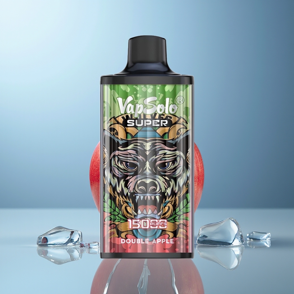 VapSolo Super 15000 Pih Dvojno Jabolko 850mah