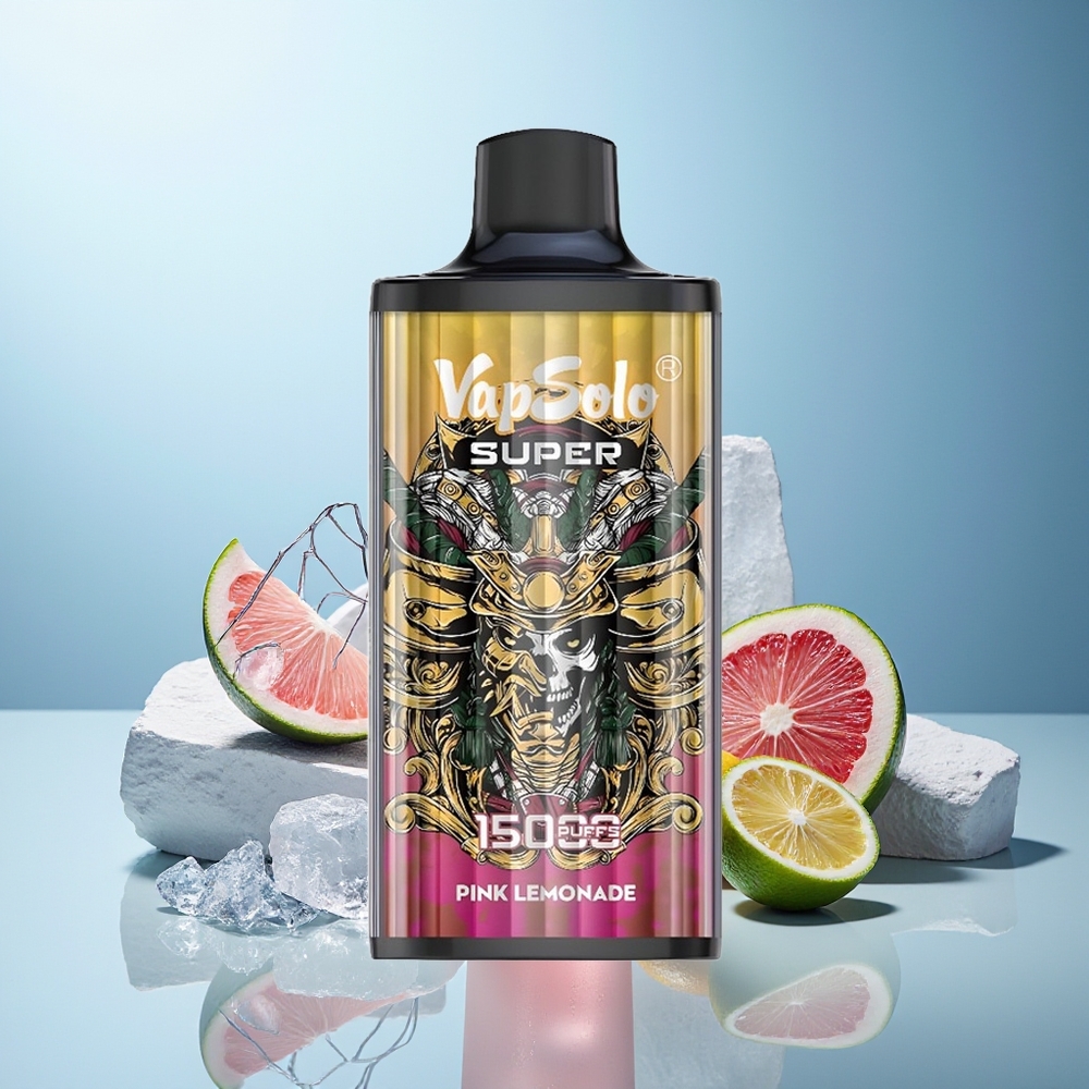 VapSolo Super 15000 Pofov Super Roza Limonada