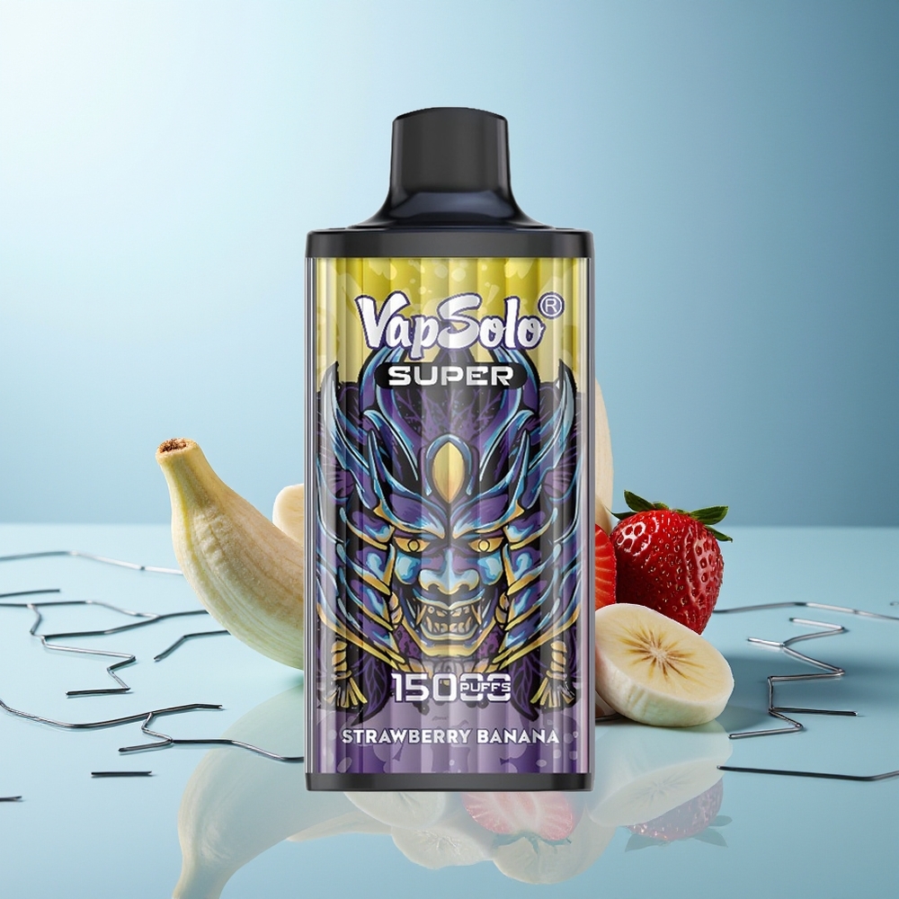 VapSolo Super 15000 Pufi Jagoda Banana Type-C