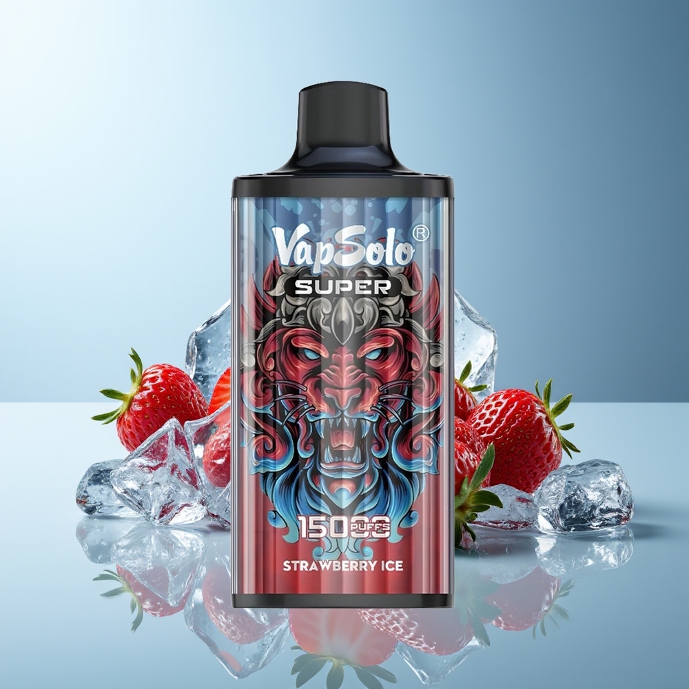 VapSolo Super 15000 Pufi Jagodni Led 40ml