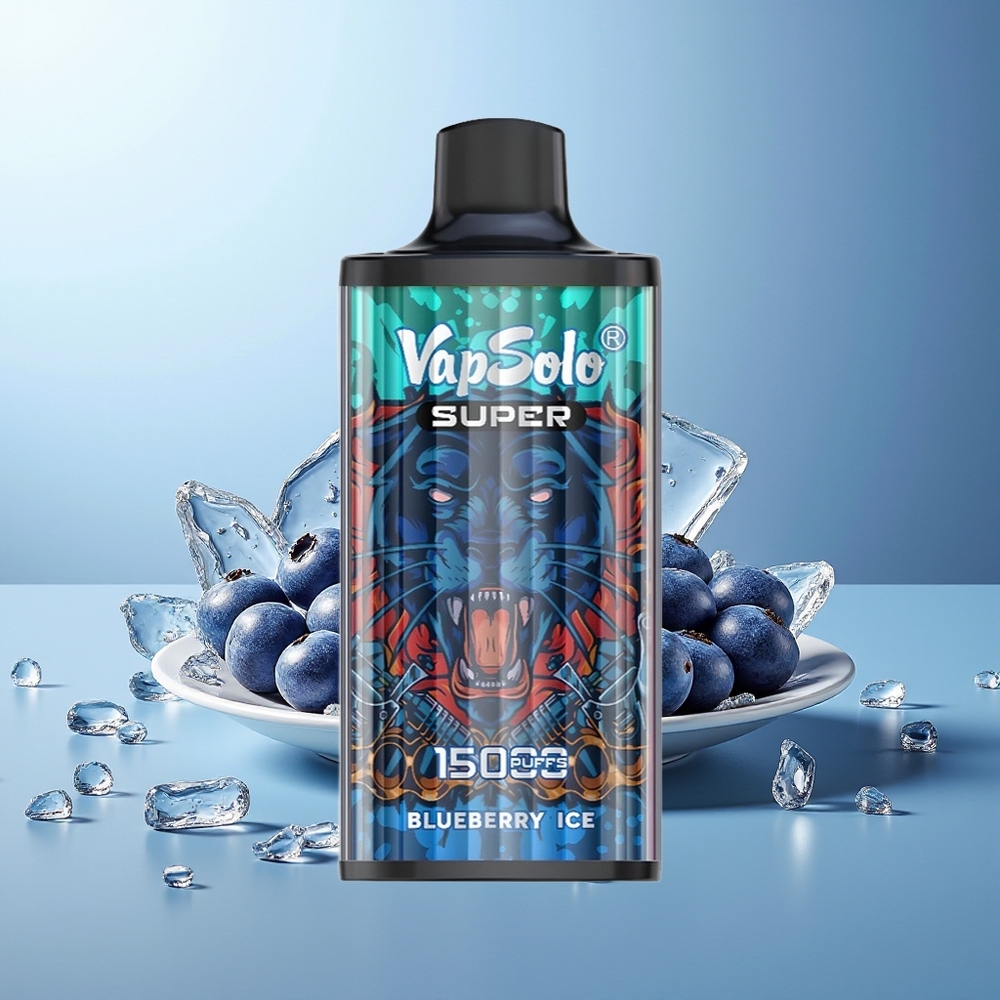 VapSolo Super 15000 potegov Dispozabilni Vape Borovnica Led Drugo 850mah