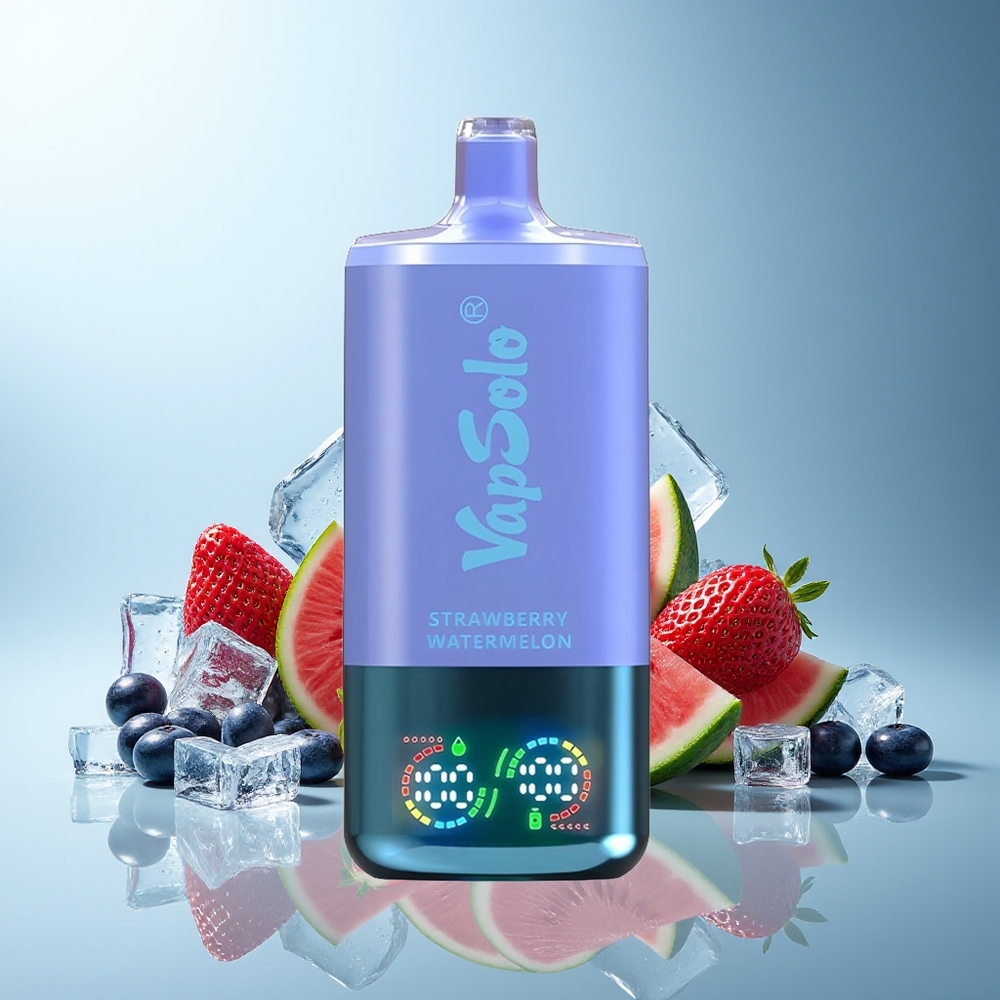 VapSolo Triple 30000 Puff Jagoda Lubenica  Borovnica Led