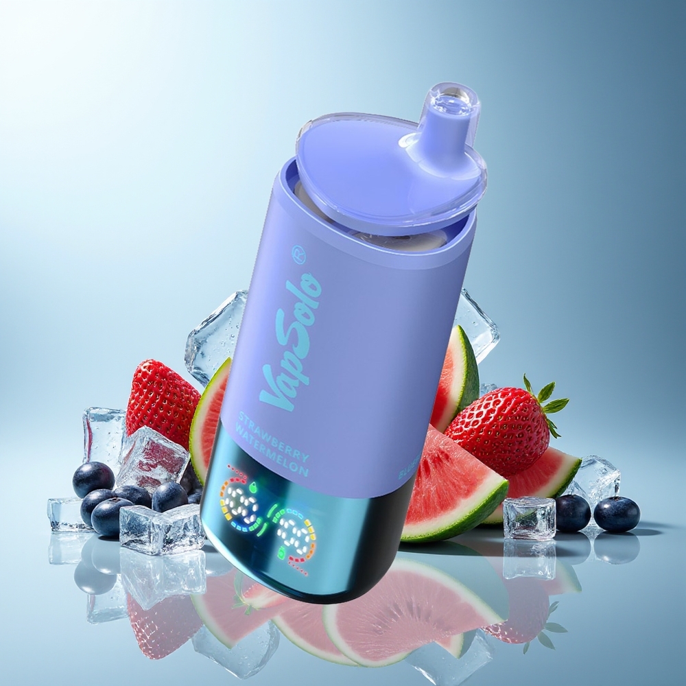 VapSolo Triple 30000 Puff Jagoda Lubenica  Borovnica Led