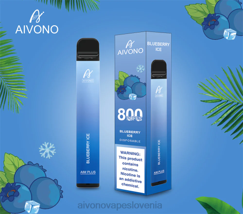 Aivono AIM PLUS 800 borovničev led 4J4F175 - Aivono Vape Review Slovenia