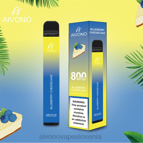 Aivono AIM PLUS 800 borovničev sirov kolač 4J4F174 - Aivono Vape Review