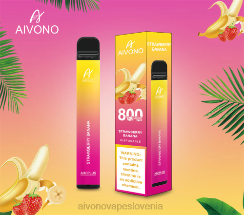 Aivono AIM PLUS 800 jagodna banana 4J4F192 - Aivono Vape Slovenia