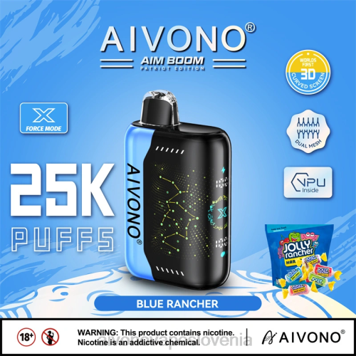 Aivono AIM BOOM 25000 modri rančer 4J4F344 - Aivono Vape Review
