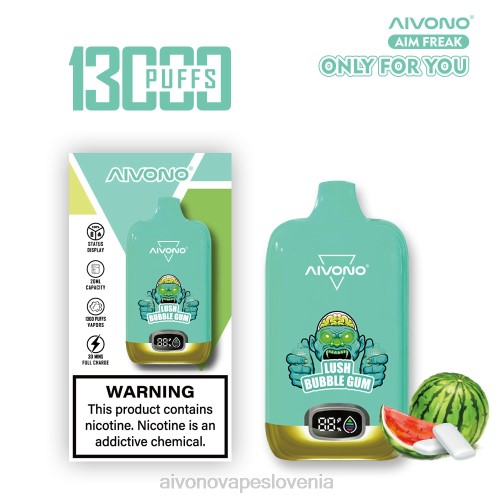 Aivono AIM FREAK 13000 bujni žvečilni gumi 4J4F247 - Aivono Vape Slovenia