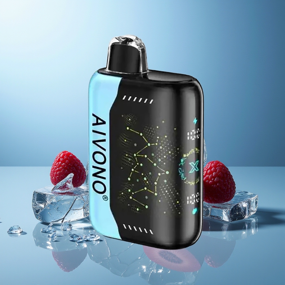 Aivono Aim Boom 25000 Pufov Modra Malina Led Dispozabilna Vape