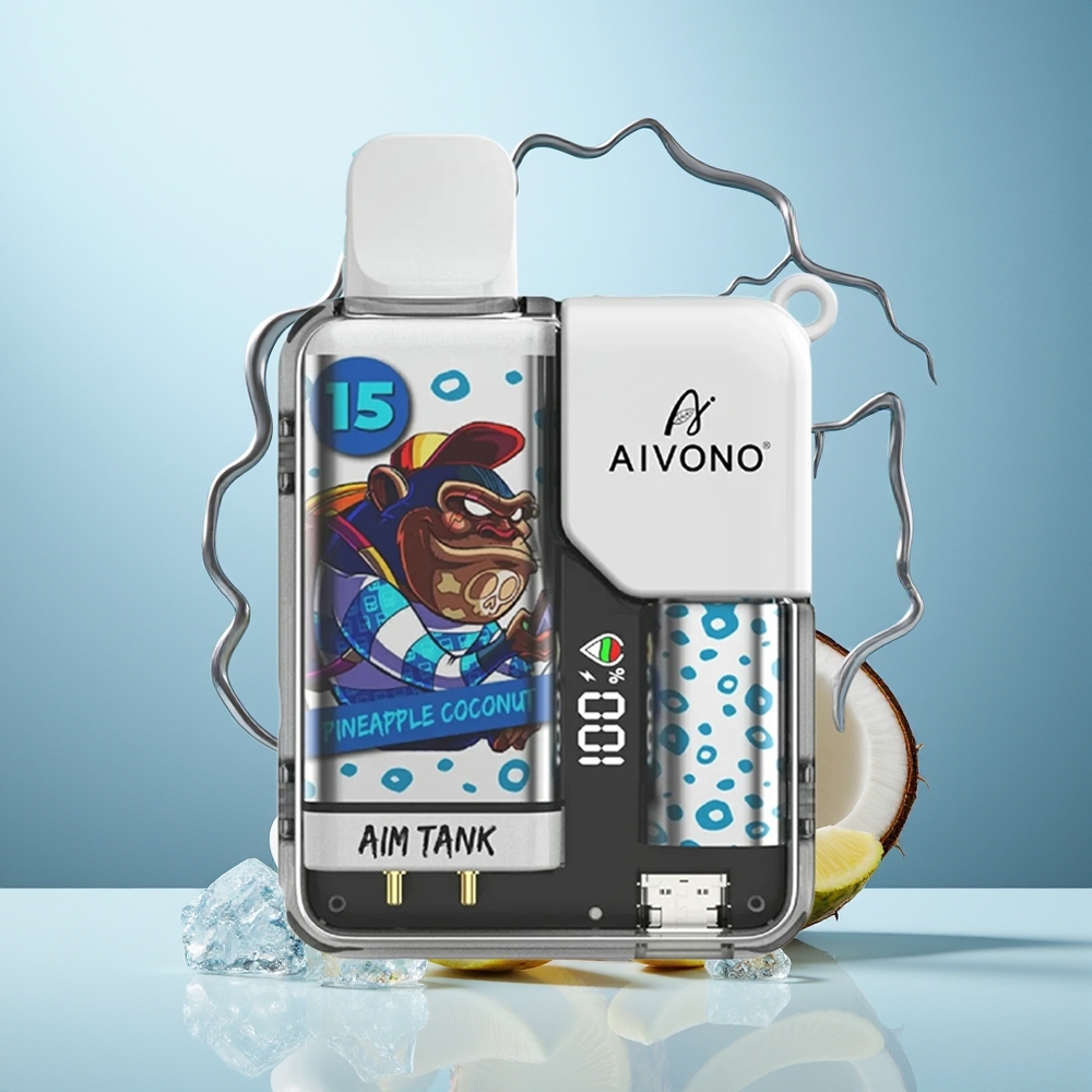 Aivono Aim-Tank 9500 Pofov Ananas Kokos LCD