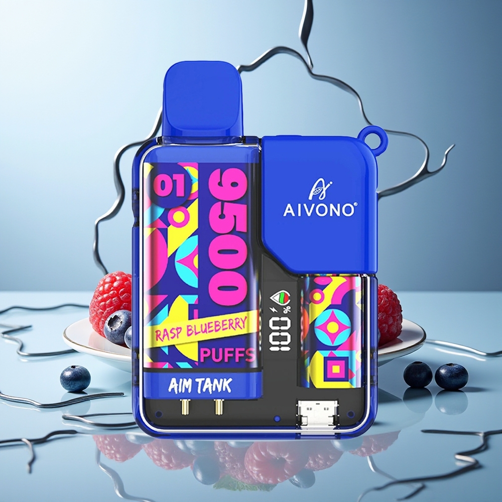 Aivono Aim-Tank 9500 Pufi Dispozabilni Vape Malina Borovnica 18ml