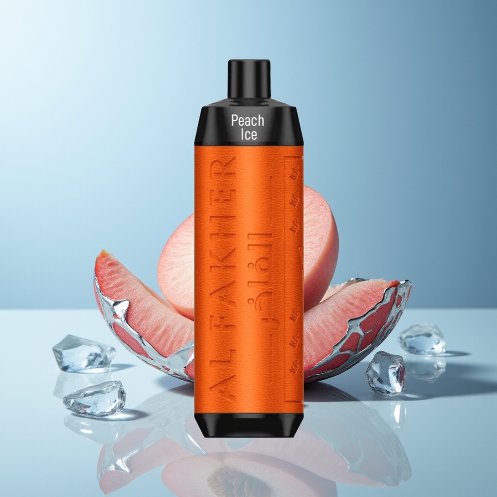 Al Fakher Crown Bar 8000 Briškiva Ledena (Peach Ice) 18ml