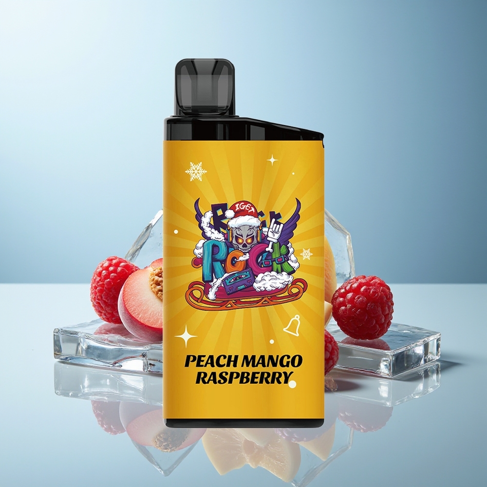 IGET Bar 3500 Pih Breskeva Mango Malina Mesh Coil