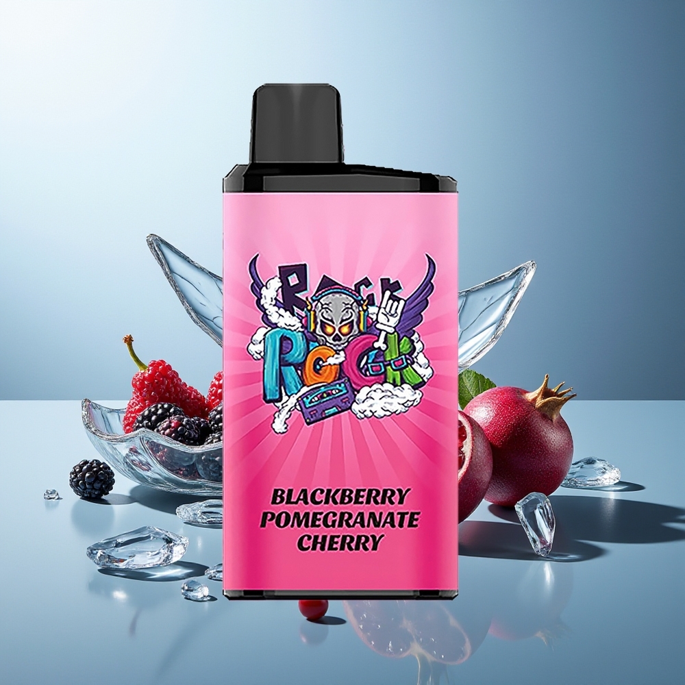 IGET Bar Pro 10000 Pufi Dispozabilni Vape Črni Bor Pomegranate Cherry 2000 mAh