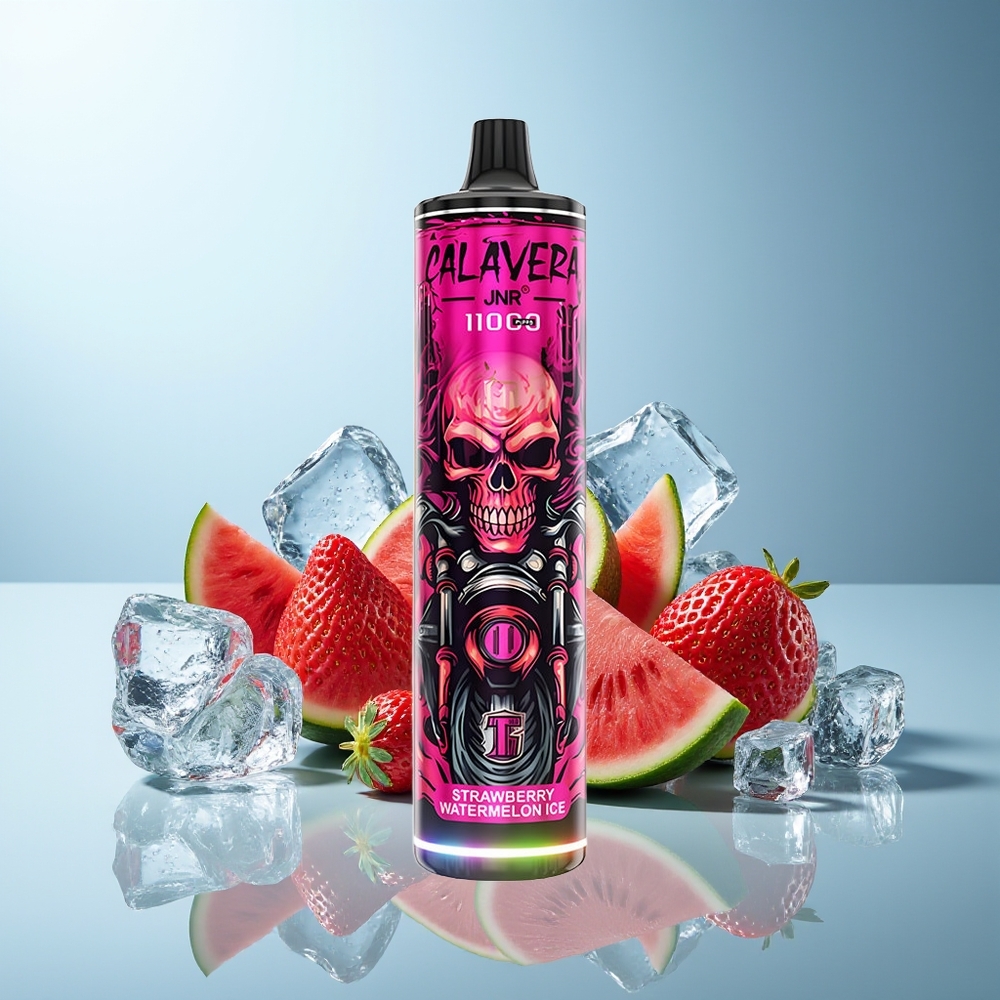 JNR Calavera 11000 Pufov Dispozabilni Vape Jagoda Lubenica Led 850 mAh