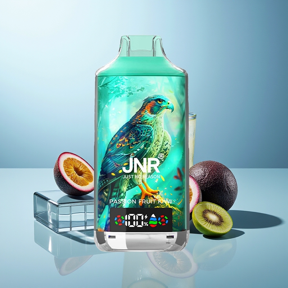 JNR Falcon X 18000 Pufov Dispozabilni Vape Pasijonca Kivi Digitalni Prikaz