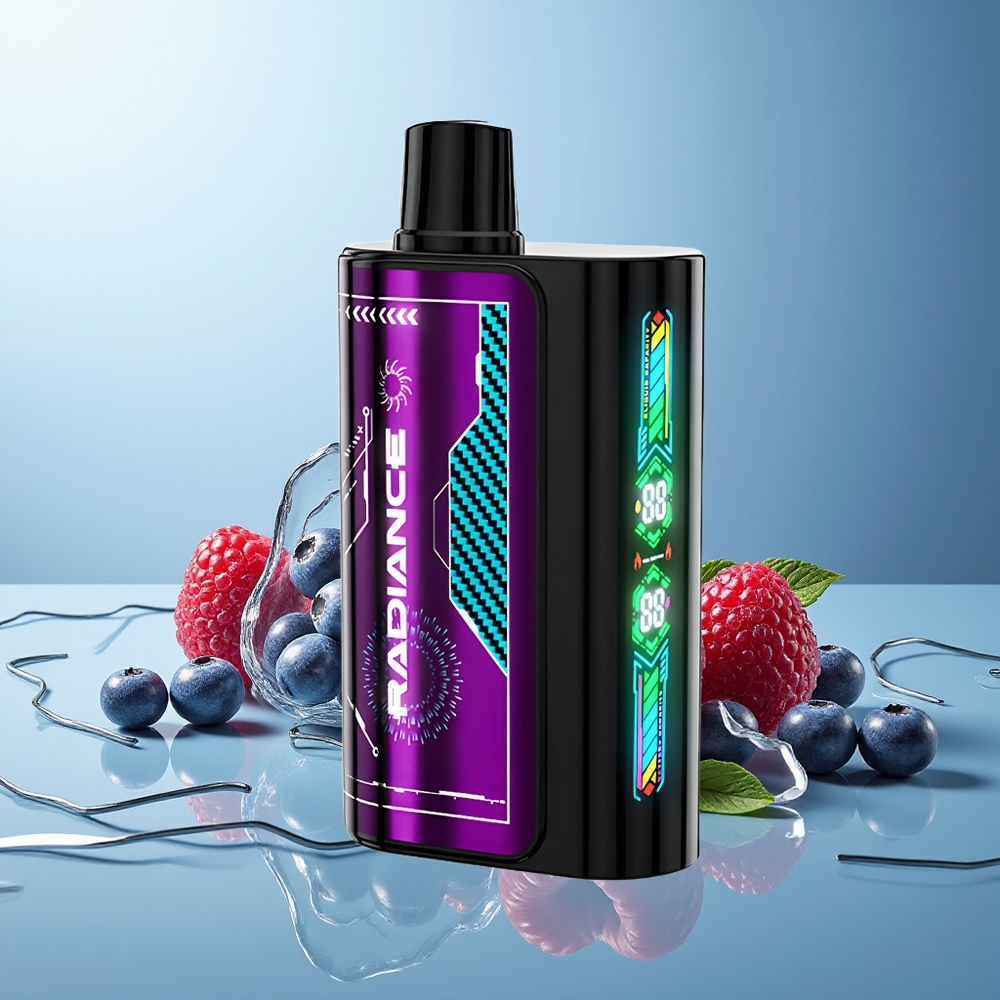JNR Radiance 31000 Puffov Dispozabilni Vape Borovnica Kisla Malina Dual Mesh Coil