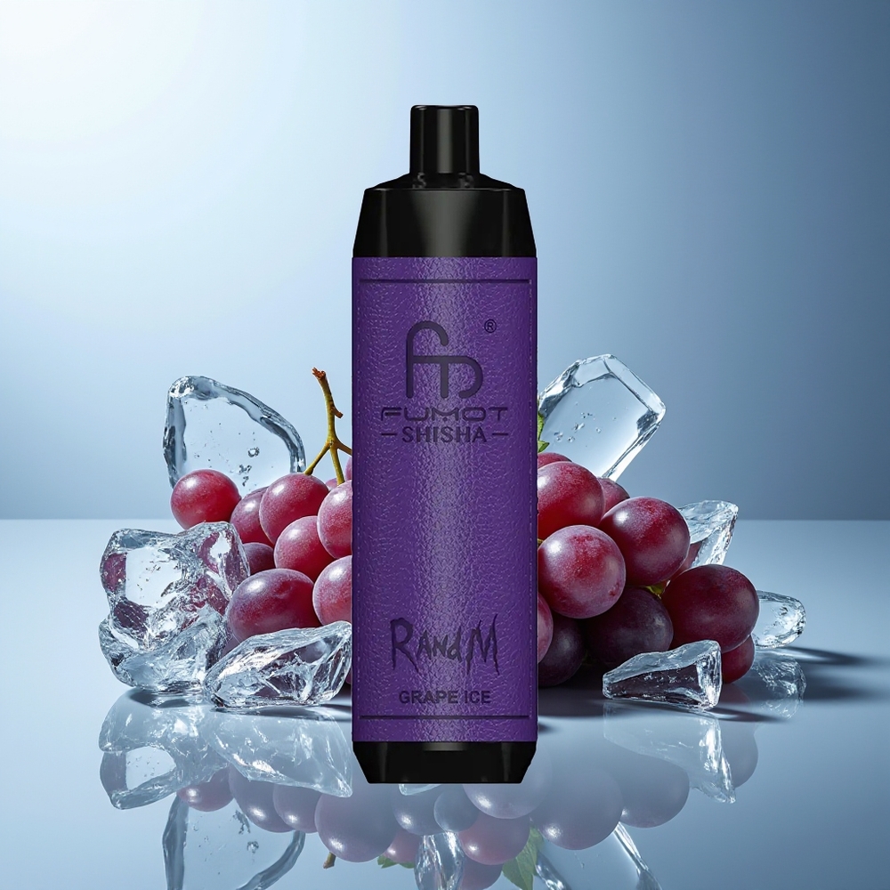 RandM Fumot Shisha 10000 Puffov Ledindikator Grozdni Led Dispozabilni Vape