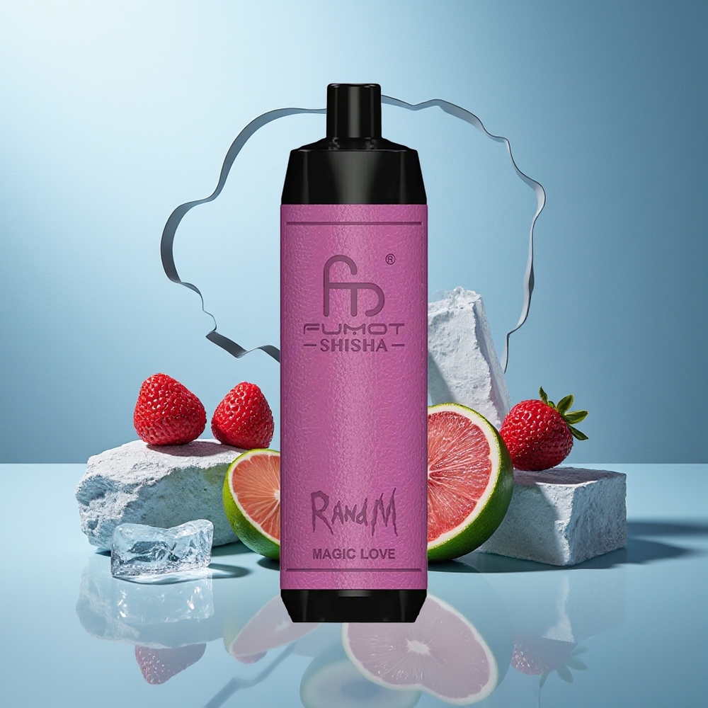 RandM Fumot Shisha 10000 Puffov Magična Ljubezen Dispozabilni Vape 18ml