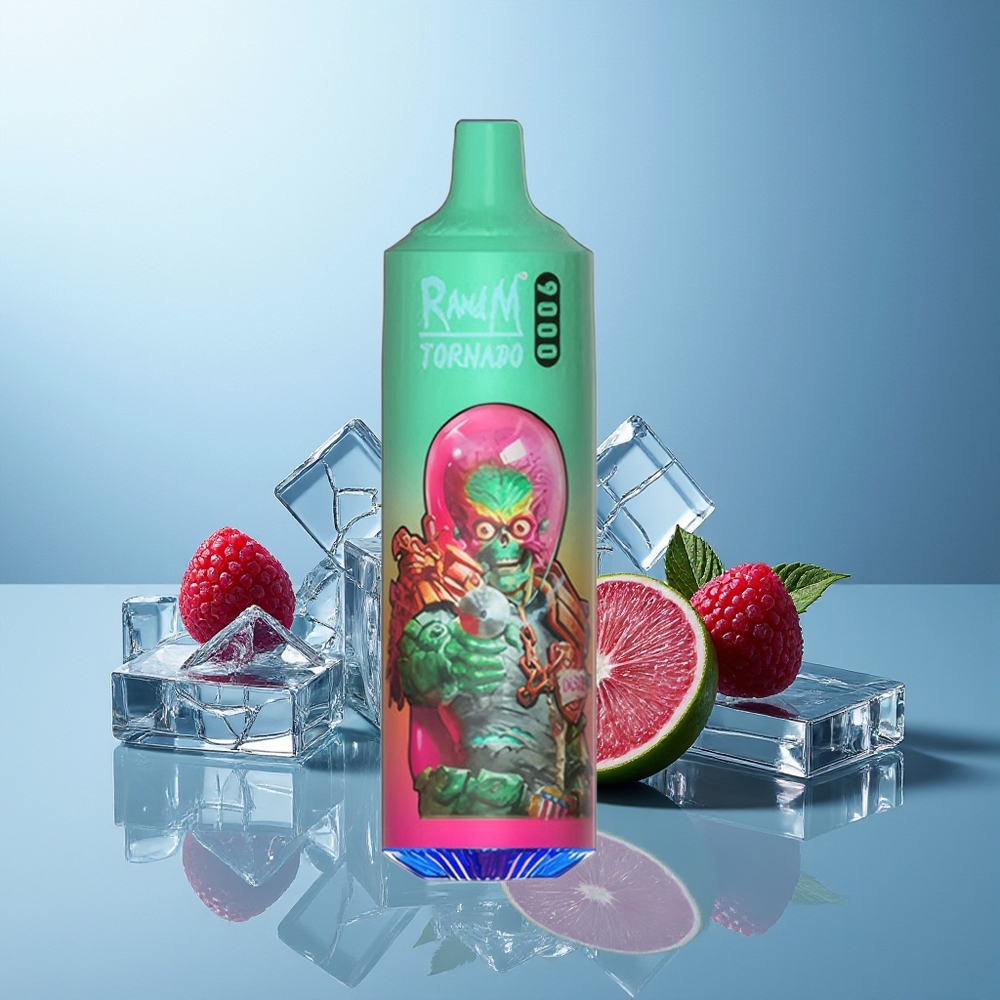 RandM Fumot Tornado 9000 Pufi Modra Malina Kush Mesh