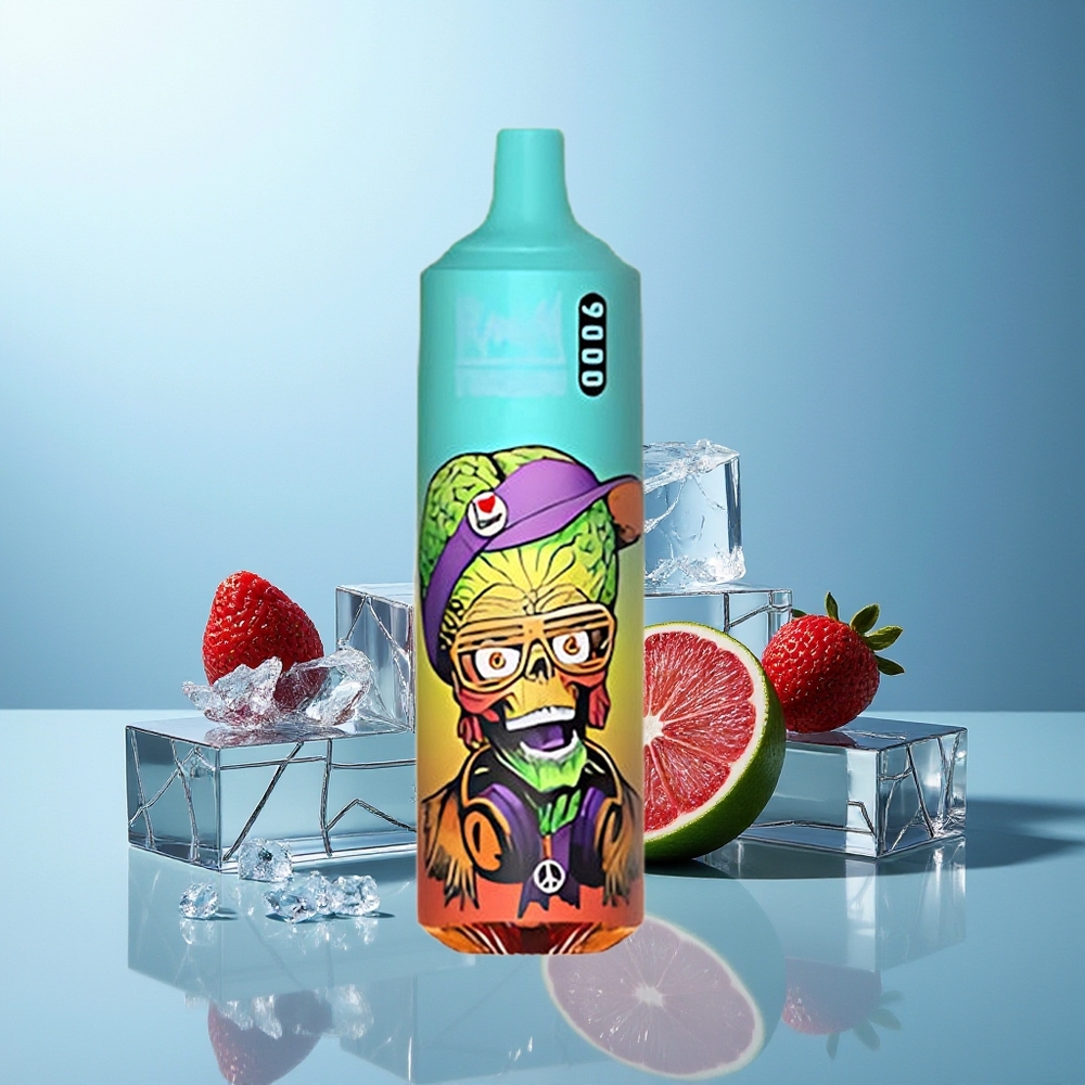 RandM Fumot Tornado 9000 Puhov Bluelicious Led Kombinacija