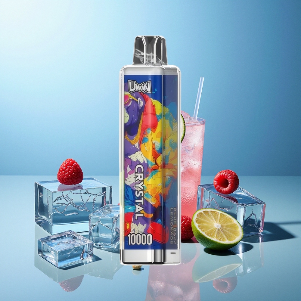 UWIN Crystal 10000 Puffov Modra Malina Limonada RGB Luči