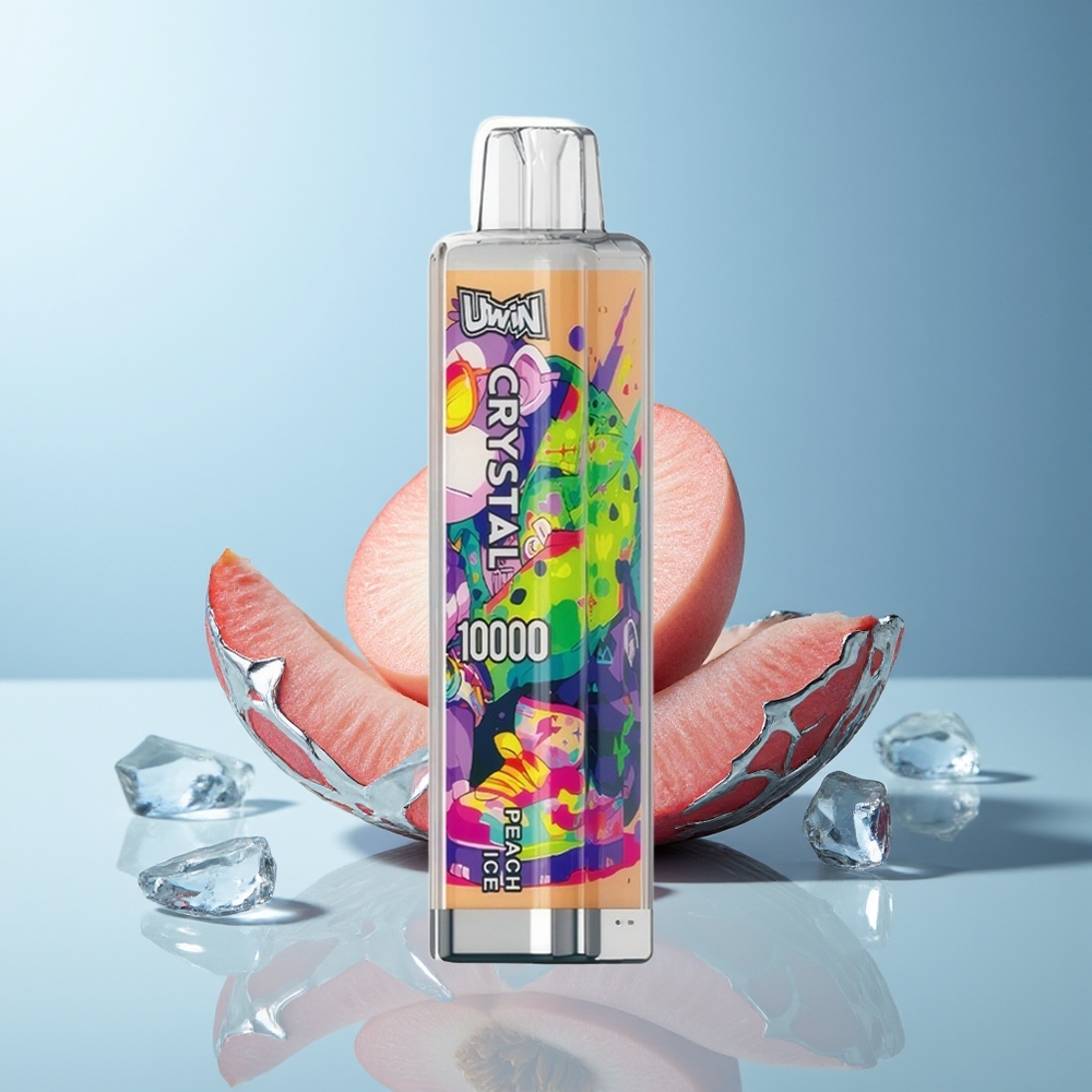 UWIN Crystal 10000 Pufov Dispozabilni Vape Peach Ice RGB