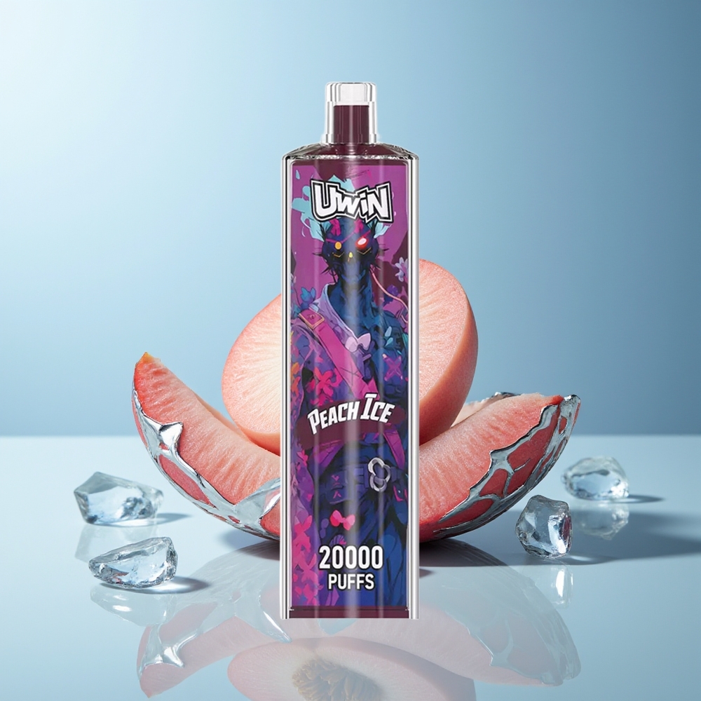 UWIN Shisha Hookah Crystal 20000 Pufi Peach Ice Mesh Coil