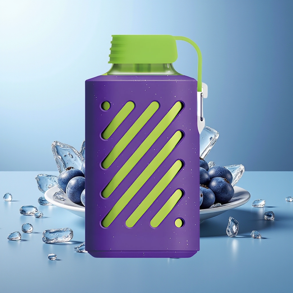 VOZOL GEAR 10000 Puffovi Borovnica Led Kombinacija 20 ml E-tekočina